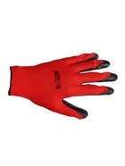 Перчатки садовые, нейлоновые, с резиновым обливом, размер 10, чёрно-красные, Greengo - Фото 9