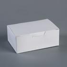 Коробка самосборная "Белый" 11,5 х 7,5 х 4,5 см - Фото 1