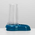 Автопоилка/автокормушка 0,6 л, бирюзовая - Фото 5