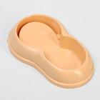 Автопоилка/автокормушка 0,6 л, бежевая - Фото 9