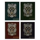 Тетрадь 96 листов в клетку "Герб России", обложка мелованный картон, блок офсет, МИКС - Фото 1