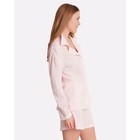 Блуза женская с воротником MINAKU: Enjoy цвет светло-розовый, р-р 42 - фото 64530913