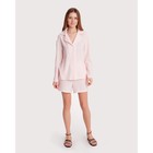 Блуза женская с воротником MINAKU: Enjoy цвет светло-розовый, р-р 42 - фото 64530915