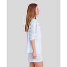 Блуза женская с воротником MINAKU: Enjoy цвет светло-голубой, р-р 52 - фото 809296900