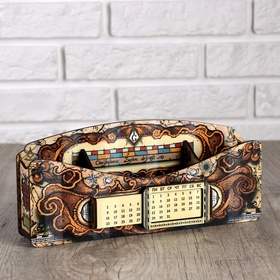 Органайзер для канцелярии «Древняя карта», с вечным календарём