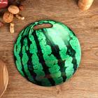 Доска разделочная круглая кухонная "Арбуз", 24 см - Фото 1