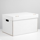 Коробка для хранения, белая, 48 х 32,5 х 29,5 см - фото 9007024