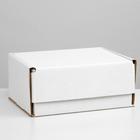 Коробка самосборная, белая, 22 х 16,5 х 10 см - фото 9007027
