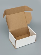 Коробка самосборная, белая, для подарков, хранения и отправки посылок, 22×16.5×10 см - Фото 4