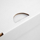 Коробка для хранения, белая, 40 х 34 х 30 см - фото 8548827