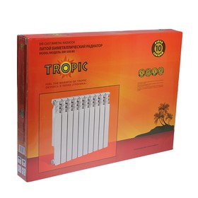 

Радиатор Tropic 500x80 мм биметаллический, 10 секции