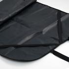 Накидка на авто сиденье "Пижон" одноместная, ПВХ, 64,5 х 130 см, чёрная - фото 6304038