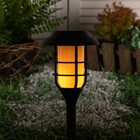 Садовый светильник «Старт» на солнечной батарее «Факел», 11 × 42 × 11 см, эффект пламени 5094461 - фото 16331924