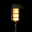 Садовый светильник «Старт» на солнечной батарее «Факел», 11 × 42 × 11 см, эффект пламени - фото 321422989