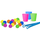 Набор для сортировки «Сортер-стаканчики: Цветные бомбошки», с пинцетом, в пакете - фото 320139984