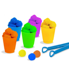 Набор для сортировки «Сортер-стаканчики: Цветные бомбошки», с пинцетом, в пакете - фото 24233536