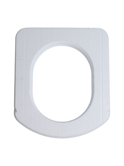 УЦЕНКА Сиденье для уличного туалета, пенопласт, белое