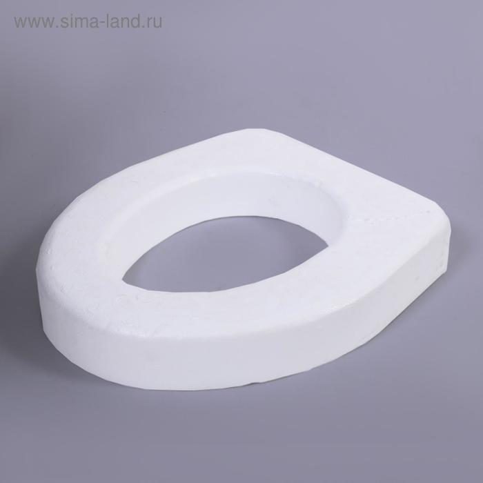 УЦЕНКА Сиденье для уличного туалета, пенопласт, белое - Фото 1