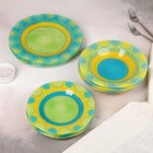 Сервиз столовый Propriano turquoise, 18 предметов - фото 9007165
