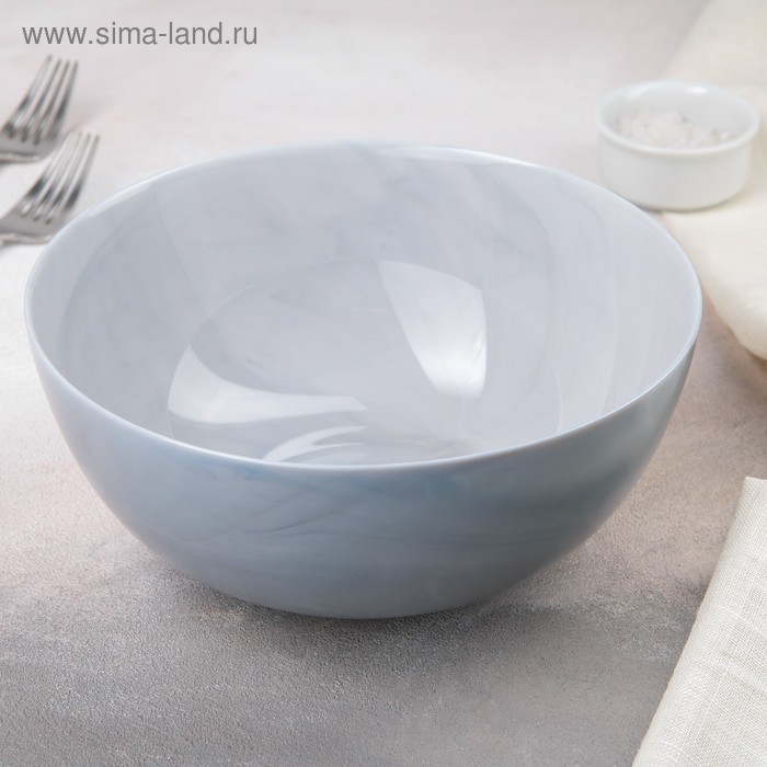 Салатник стеклокерамический Diwali granit marbre, 2,1 л, d=21 см - Фото 1