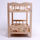 Кровать для кукол, большая двухъярусная, 50×25 см - Фото 6