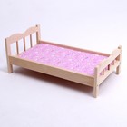 Кровать для кукол, большая классическая, 50×30×20 см - Фото 4