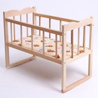 Кровать - качалка для кукол, большая, 50×30×45 см - Фото 6