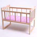 Кровать - качалка для кукол, большая, 50×30×45 см - Фото 8