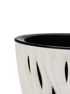 Кашпо для цветов со вставкой «Вдохновение», 5.7 л, d=23.5 см, белое/черное - Фото 2