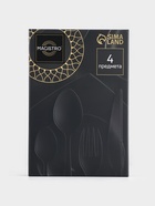 Столовые приборы Magistro «Древо», 4 предмета, нержавеющая сталь, цвет металла серебряный - Фото 5