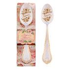 Ложка с гравировкой чайная "Лариса" в подарочной коробке - Фото 1