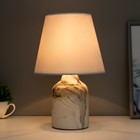 Лампа настольная 38040/1 E14 40Вт белый 20х20х34 см RISALUX - фото 21079454