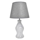 Настольная лампа 32153/1 E14 40Вт белый 22х22х39 см RISALUX - фото 21079472