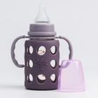 Бутылочка в силиконовом чехле, стекло, классическое горло, +3мес., 120 мл., МИКС, для, девочка - Фото 6