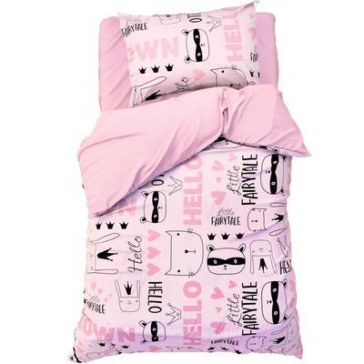 Постельное бельё 1.5-спальное «Этель» Little crown, бязь