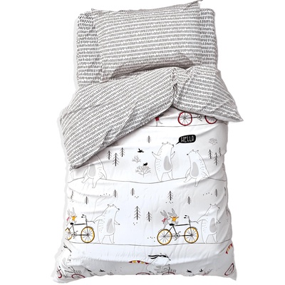 Постельное бельё 1.5-спальное «Этель» Brave bear, бязь