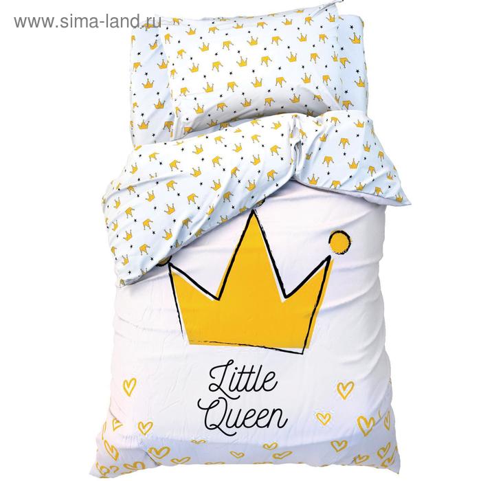 Постельное бельё 1.5-спальное «Этель» Little queen, бязь - Фото 1