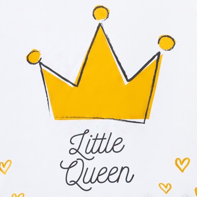 Постельное бельё 1.5-спальное «Этель» Little queen, бязь