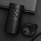 Термокружка SVOBODA VOLI «Покоряй», 350 мл, чёрный - Фото 3