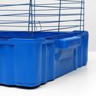 Клетка для кроликов № 4, 75 х 46 х 40 см, синий/синий - Фото 6