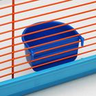 Клетка для птиц "Купола" комплект, 35 х 29 х 51 см, синий/оранжевый - Фото 5
