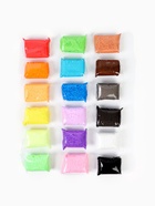 Пластилин воздушный прыгающий, 18 цветов, МИКС - Фото 2