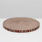 Гофрокогтеточка "Пижон" круглая "Спил сосны", с пропиткой, 40,5 х 2,5 см - Фото 2