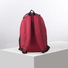 Рюкзак туристический, 21 л, отдел на молнии, наружный карман, цвет бордовый - Фото 2