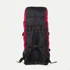 Рюкзак туристический, 100 л, отдел на шнурке, наружный карман, 2 боковые сетки, цвет чёрный - Фото 4