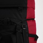 Рюкзак туристический, 100 л, отдел на шнурке, наружный карман, 2 боковые сетки, цвет чёрный - Фото 10