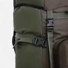 Рюкзак туристический, 90 л, отдел на шнурке, наружный карман, 2 боковых кармана, цвет зелёный - фото 8663732