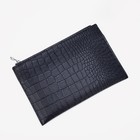 Папка для документов на молнии, боковой карман, цвет чёрный - Фото 2