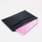 Папка для документов на молнии, боковой карман, цвет чёрный - Фото 4