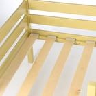 Кровать Сева, спальное место 1600х800, Бежево-зелёный/Массив Берёзы - Фото 5